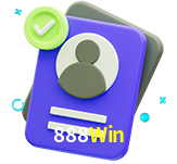 Tornar-se um membro do 888Win é muito simples